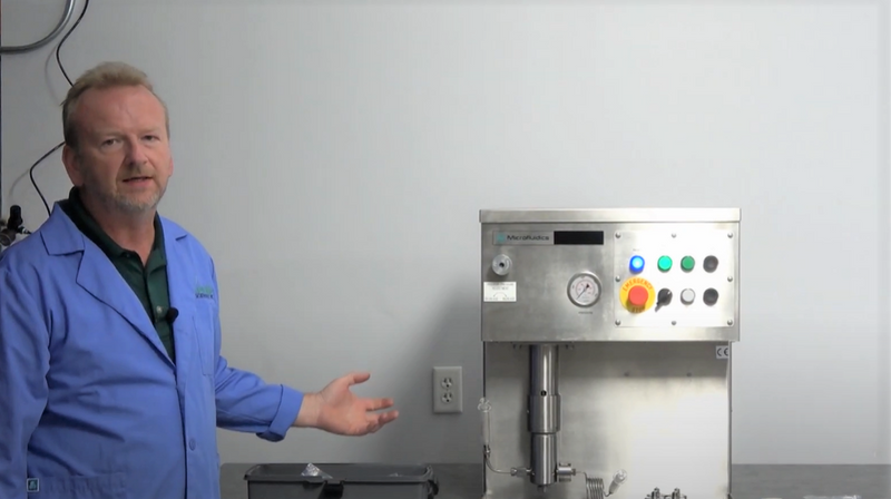 Microfluidics LV1 Electric Microfluidizer Processor Homogenizer with Rebuilt Kits