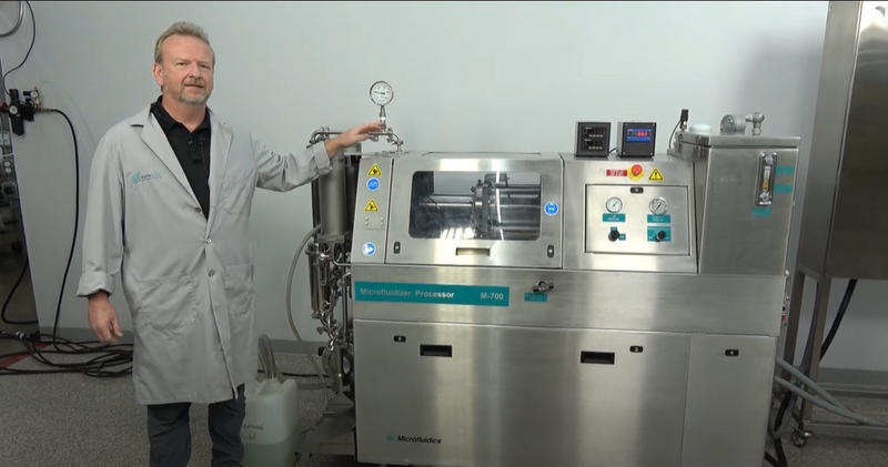 Microfluidics M700 Microfluidizer Processor 7125-30 Production Scale U