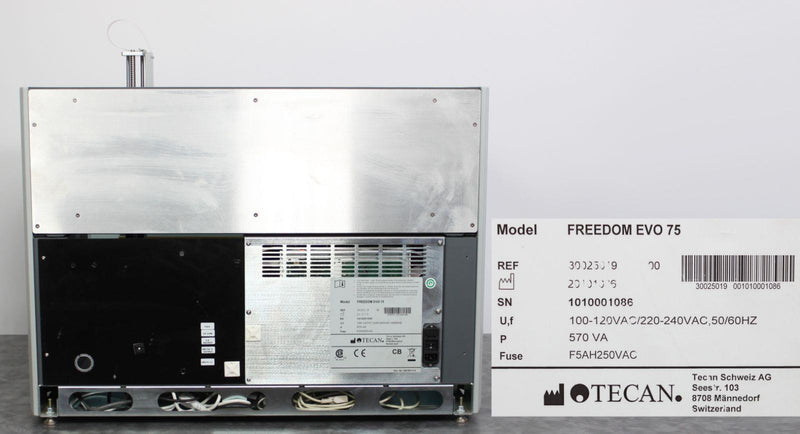 Tecan Freedom Evo 75 Liquid Handling Platform with Software and Plate Arm