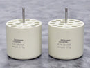 Lot of 2 Beckman 368335 Centrifuge Swing Bucket Rotor 16 x 5-7mL Adapters 273g