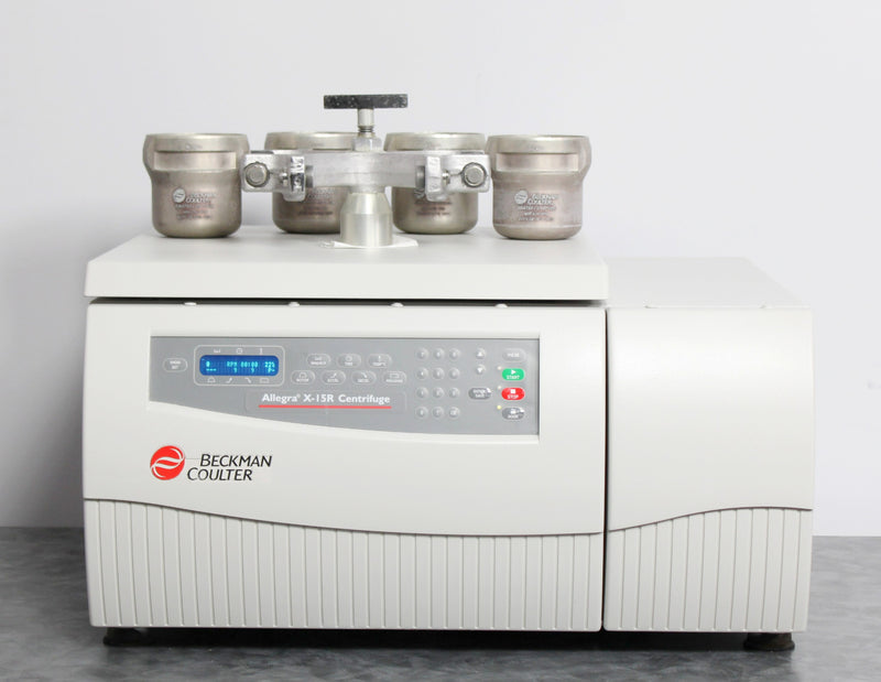 Beckman Coulter Allegra X-15R Refrigerated Benchtop Centrifuge & SX4750 Rotor