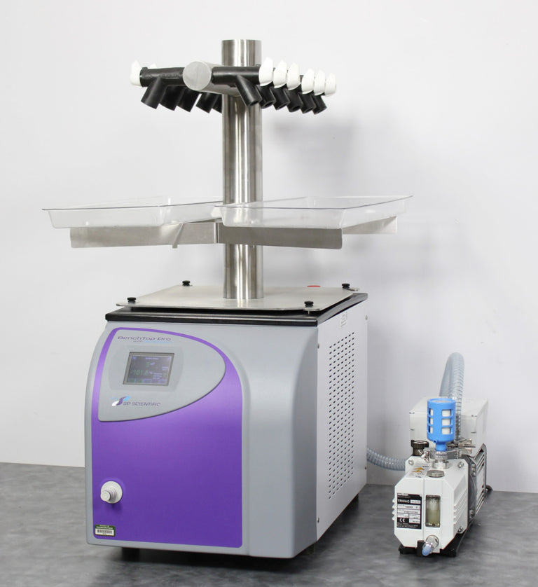 SP Scientific VirTis Benchtop Pro BTP-8ZLEVX -105°C Freeze Dryer with Tree Manifold