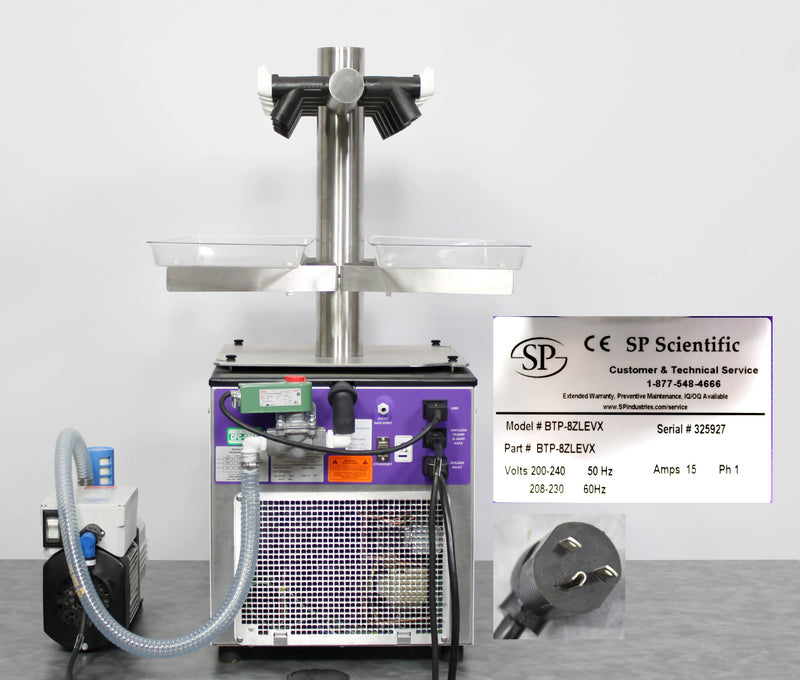 SP Scientific VirTis Benchtop Pro BTP-8ZLEVX -105°C Freeze Dryer with Tree Manifold