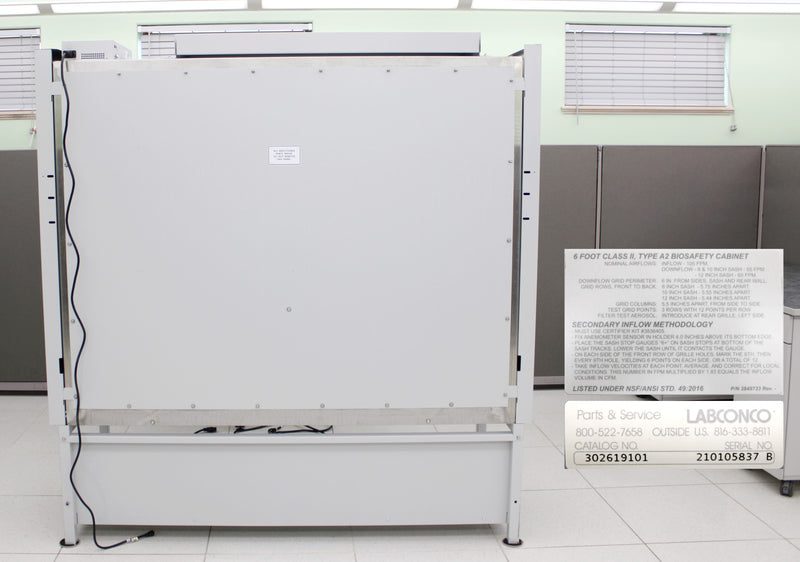 Labconco Purifier Logic+ Class II A2 6ft Biological Safety Cabinet with Stand