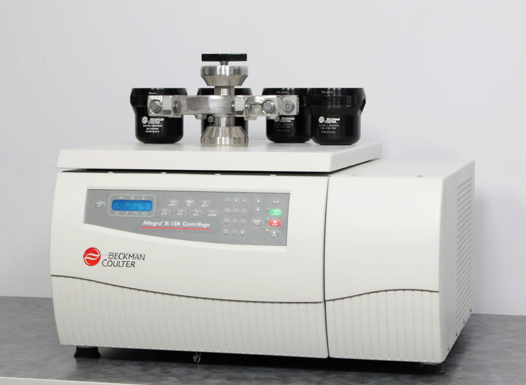 Beckman Coulter Allegra X-15R Refrigerated Benchtop Centrifuge & SX4750A Rotor