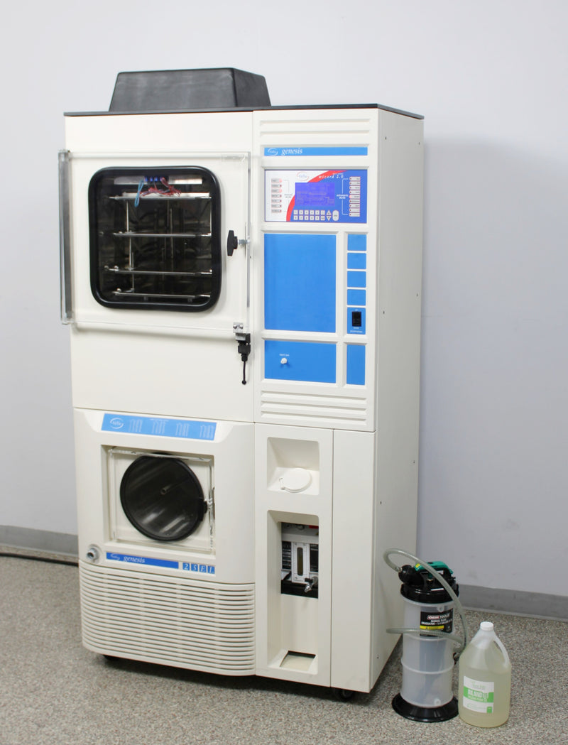 SP Scientific VirTis 25L Genesis SQ EL-85 Pilot Stoppering Freeze Dryer