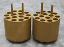 Lot of 2 Thermo Scientific Centrifuge Rotor Bucket 14x15mL Adapters 75003639
