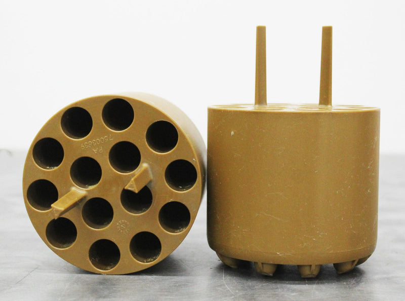 Lot of 2 Thermo Scientific Centrifuge Rotor Bucket 14x15mL Adapters 75003639
