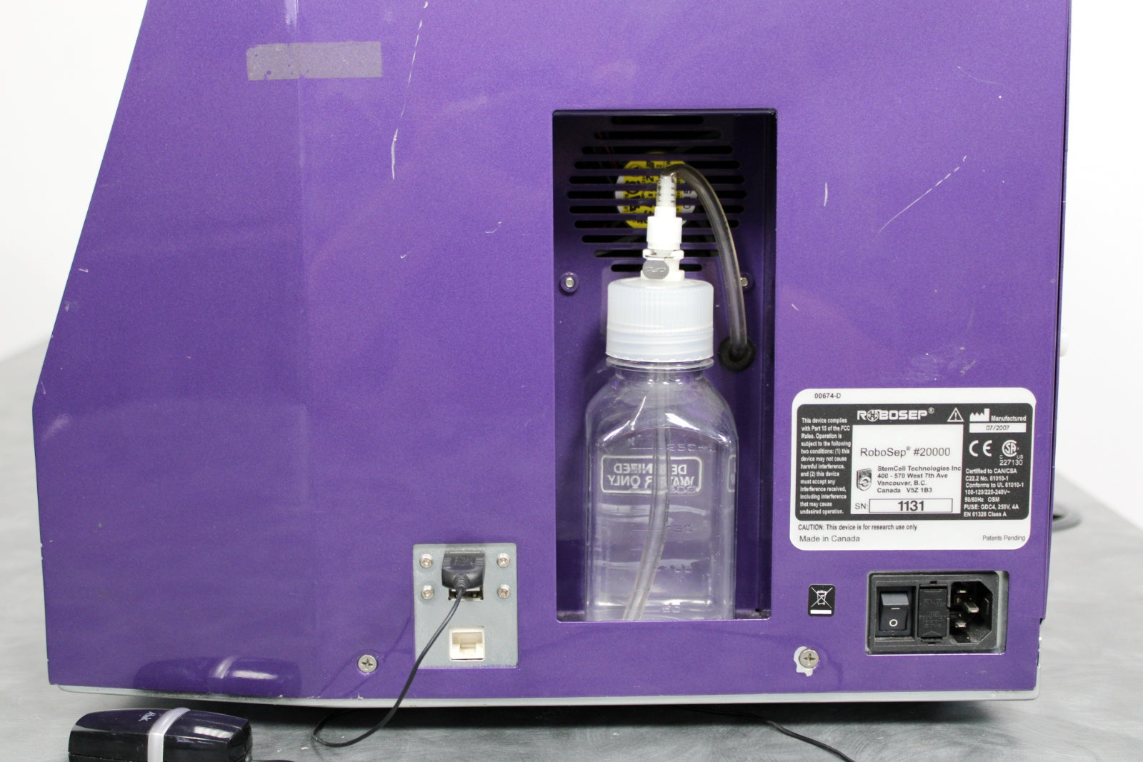 Robosep Instrument StemCell Technologies Robosep 20000 Magnetic Cell Separator