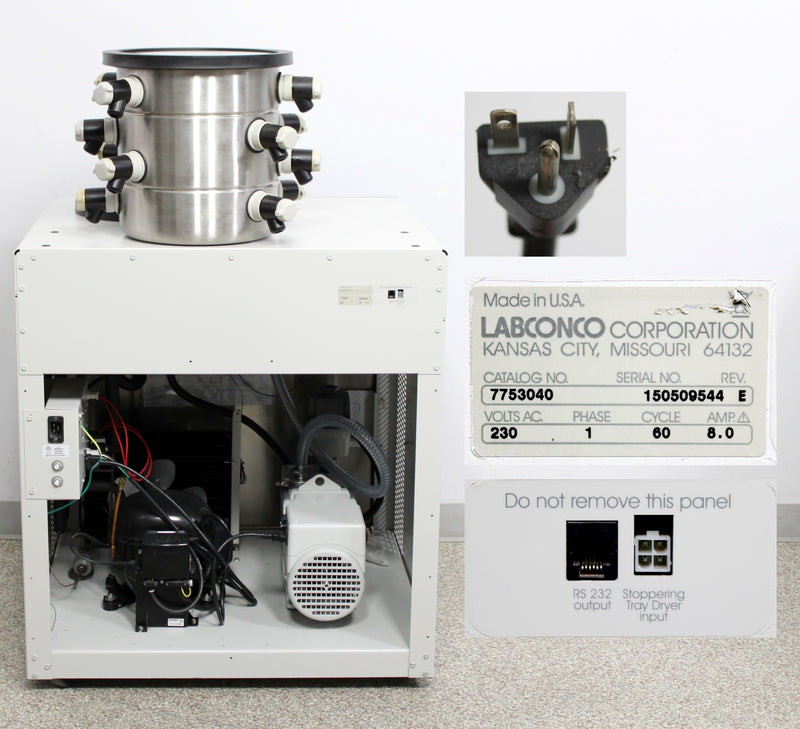 Labconco FreeZone 6 -50°C Console Freeze Dryer Lyophilizer w/ 16-Port Manifold