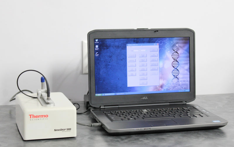 Thermo Scientific NanoDrop 1000 UV/Vis Spectrophotometer w/ Laptop