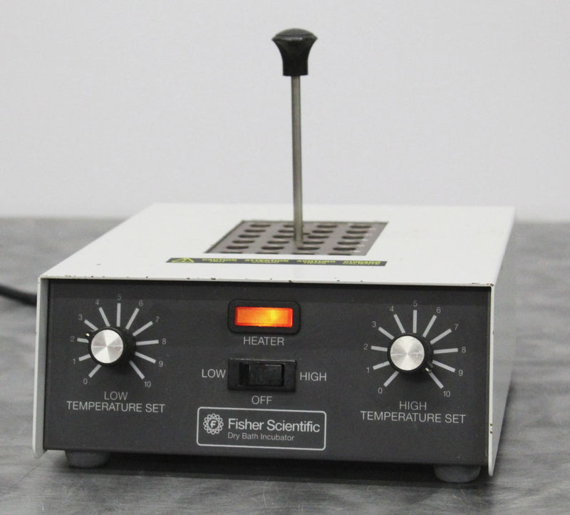 Fisher Scientitifc Dry Bath Incubator with 24-Slot Tube Block Cat. No. 11-718