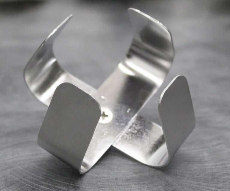 x9 New Bellco Stainless Steel Glass Erlenmeyer Flask Clamps 125mL 7744-16125
