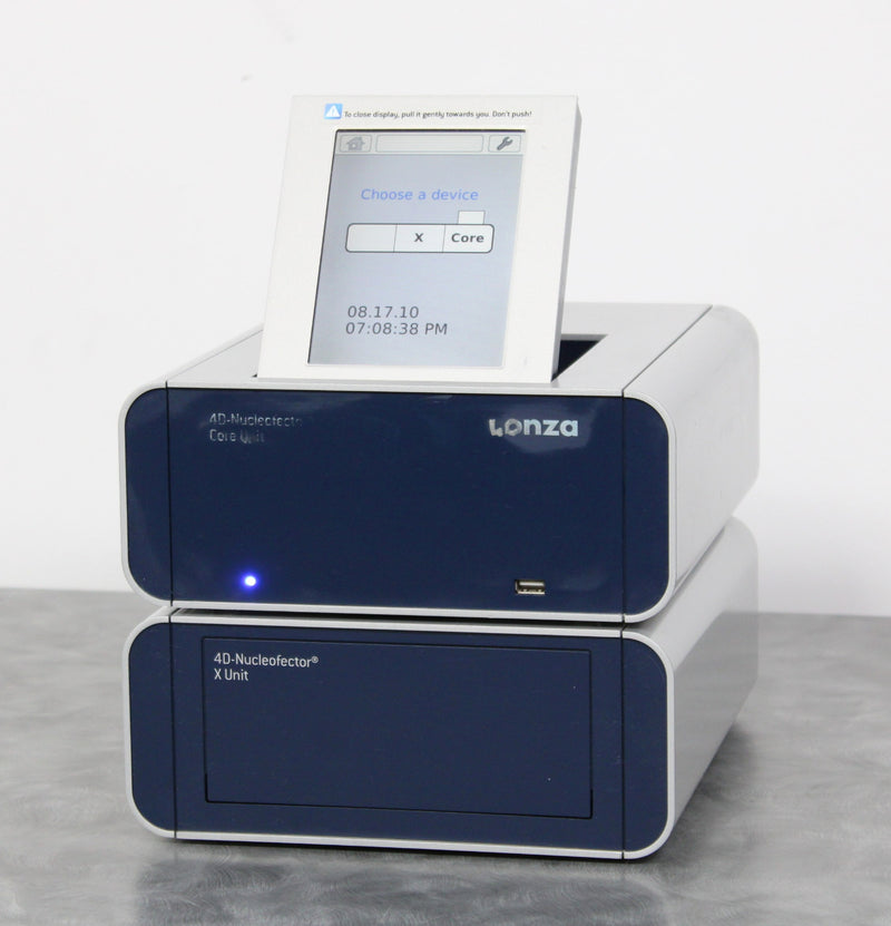 Lonza 4D-Nucleofector Cell Transfection System Core Unit and X Unit