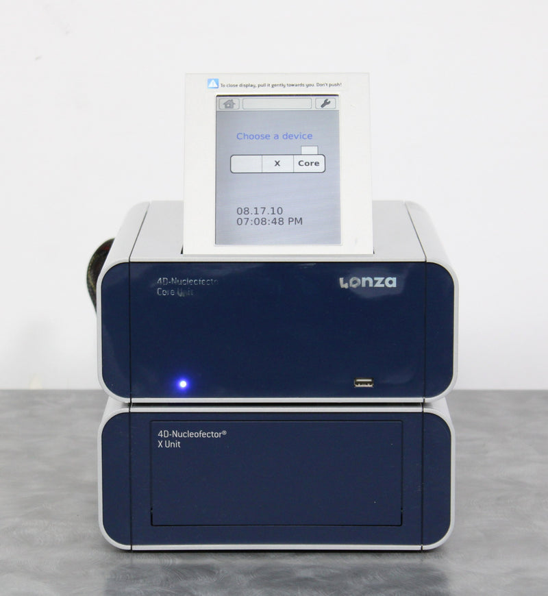 Lonza 4D-Nucleofector Cell Transfection System Core Unit and X Unit
