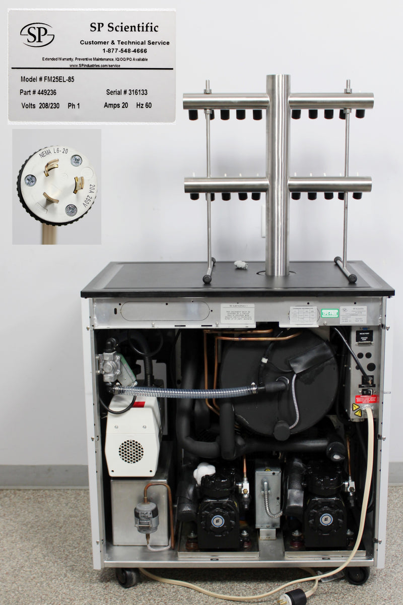 SP Scientific VirTis 25EL Freezemobile FM25EL-85 449236 Freeze Dryer Lyophilizer