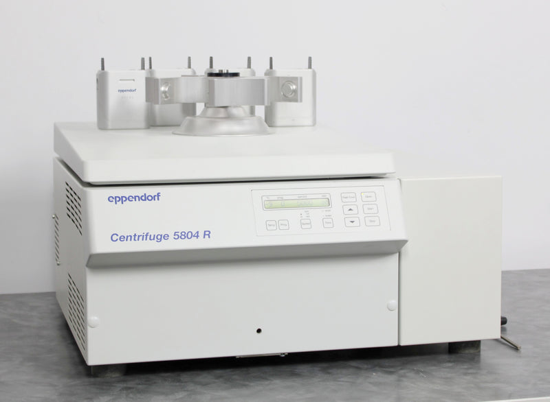 Eppendorf 5804R Refrigerated Benchtop Centrifuge w/ A-4-44 Rotor & Buckets
