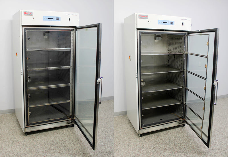 Thermo Scientific 3950 Reach-In CO2 Incubator w/ 5 Inner Shelf Doors & 4 Shelves