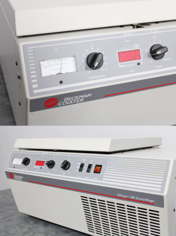 Beckman Coulter Allegra 6R Refrigerated Benchtop Centrifuge w/ GH-3.8 Rotor