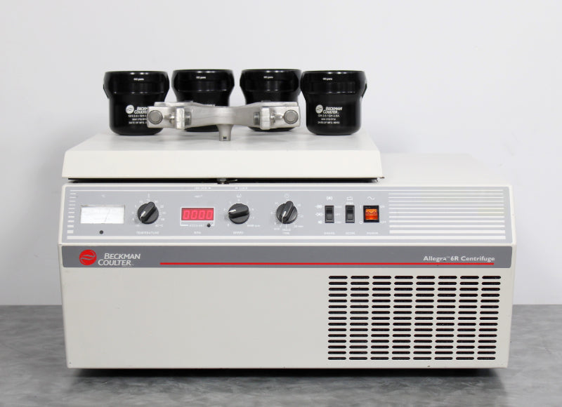Beckman Coulter Allegra 6R Refrigerated Benchtop Centrifuge w/ GH-3.8 Rotor