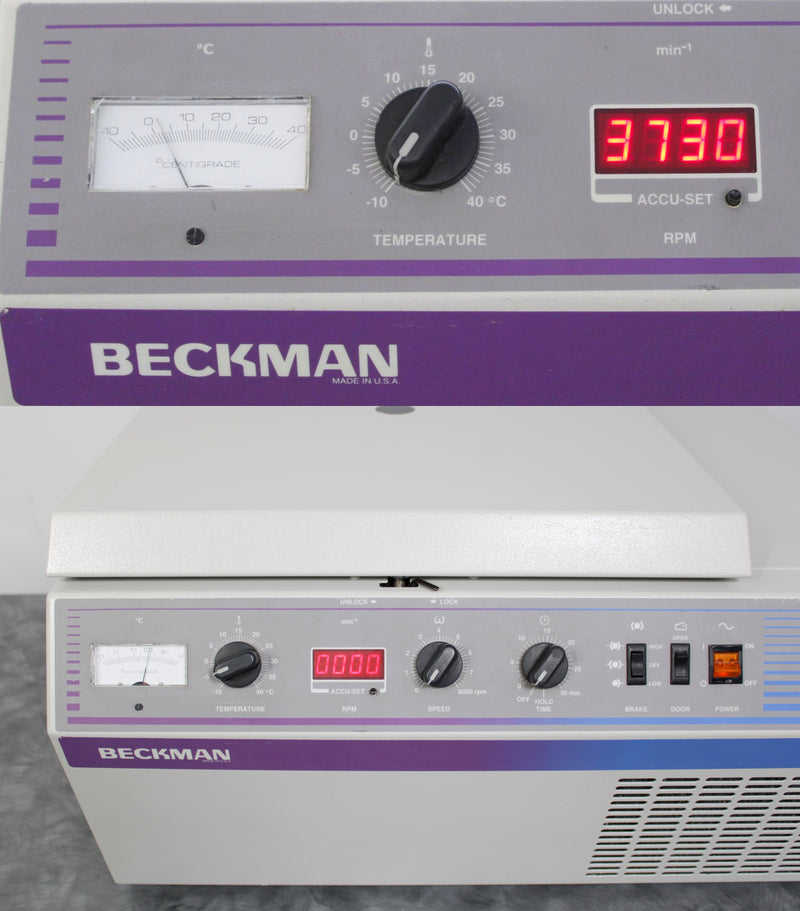 Beckman Coulter Allegra 6R Refrigerated Benchtop Centrifuge 366816 w/ GH-3.8 Rotor & Buckets