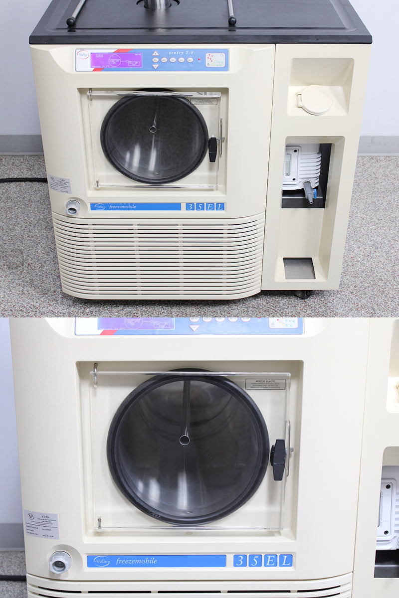 SP VirTis Freezemobile FM35EL-85 -85°C Freeze Dryer Lyophilizer w/ Tree Manifold