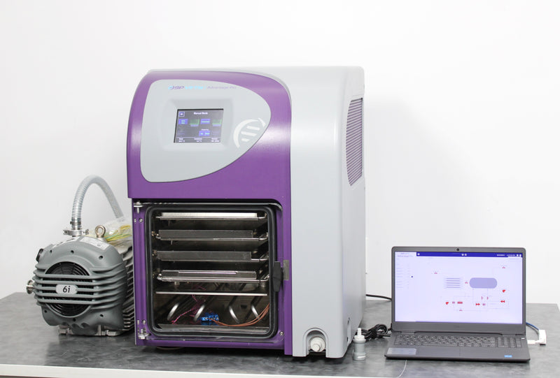 SP VirTis Advantage Pro Stoppering Tray Freeze Dryer Lyophilizer w/ nXDS6i Pump