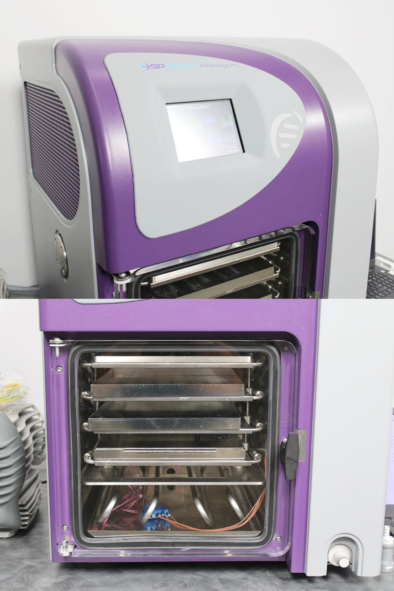 SP VirTis Advantage Pro Stoppering Tray Freeze Dryer Lyophilizer w/ nXDS6i Pump