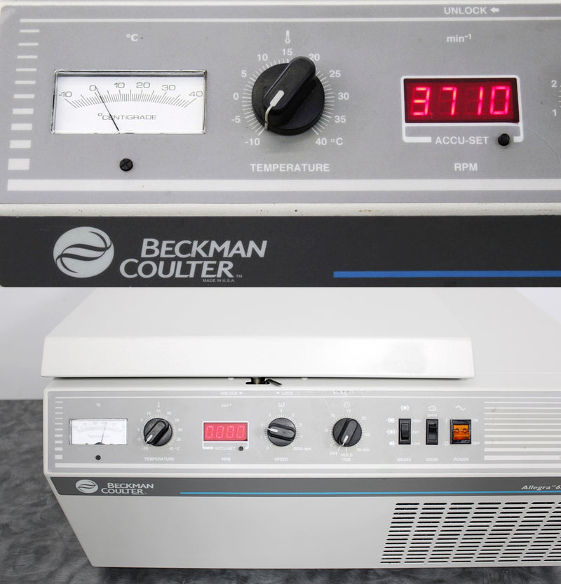 Beckman Coulter Allegra 6R Refrigerated Benchtop Centrifuge with Swing Rotor