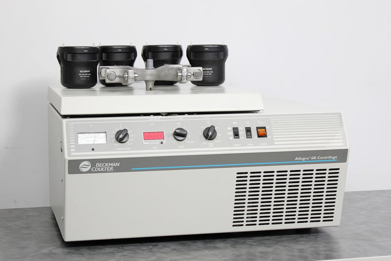 Beckman Coulter Allegra 6R Refrigerated Benchtop Centrifuge with Swing Rotor