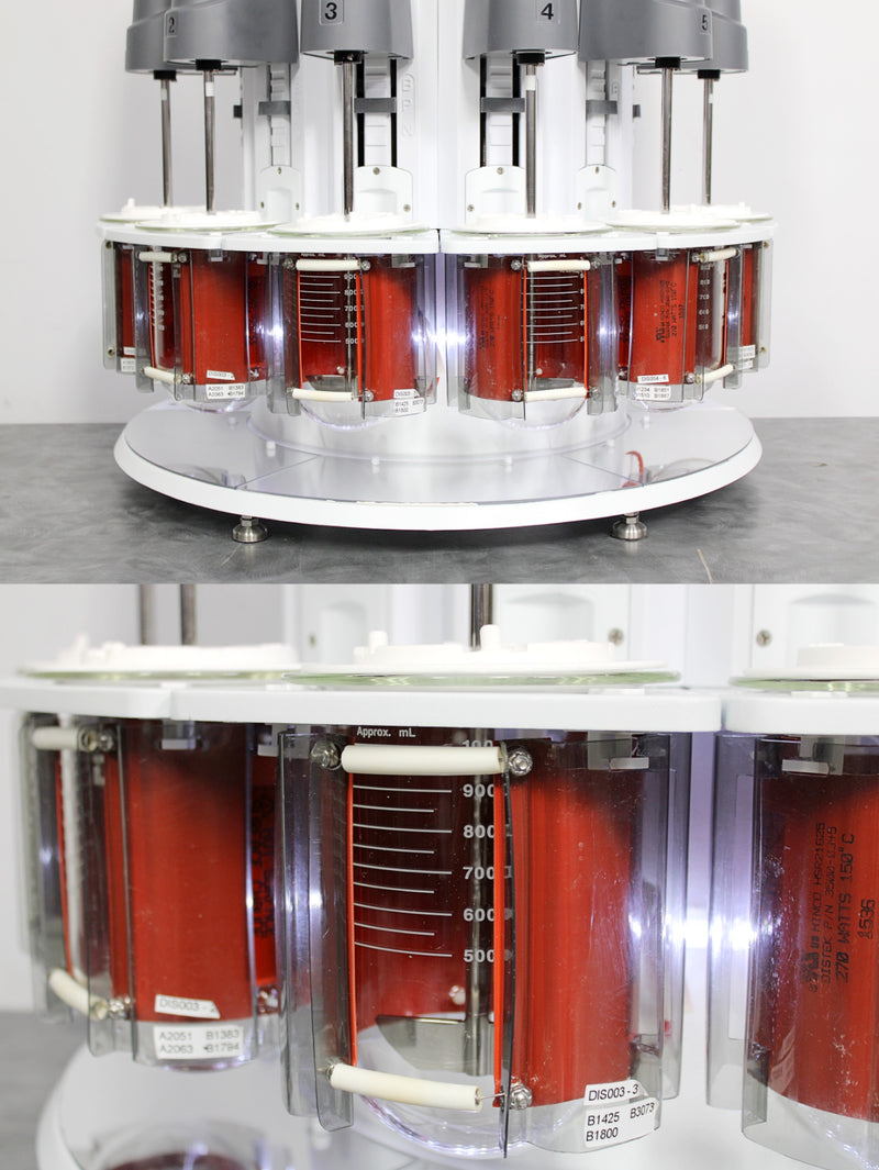Dissolution System Distek Symphony 7100 Bathless Dissolution System with 6 1L Vessels & P