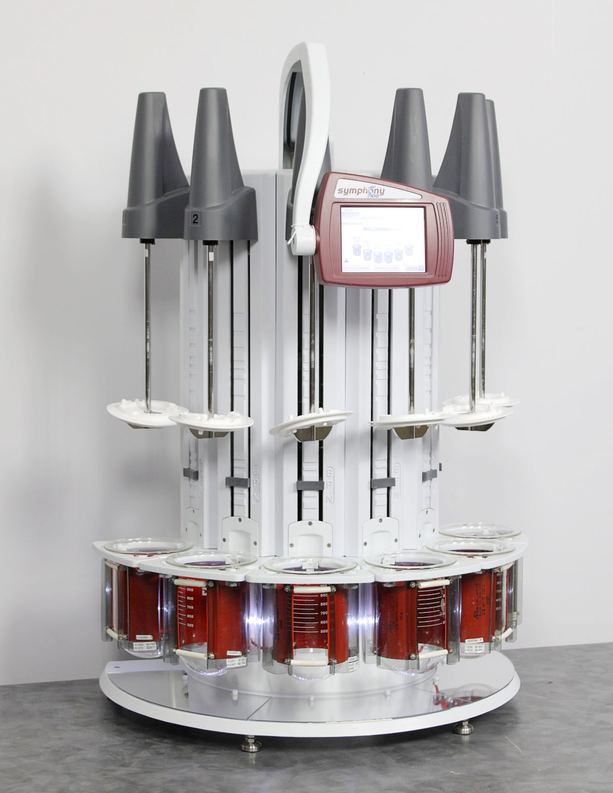 Dissolution System Distek Symphony 7100 Bathless Dissolution System with 6 1L Vessels & P