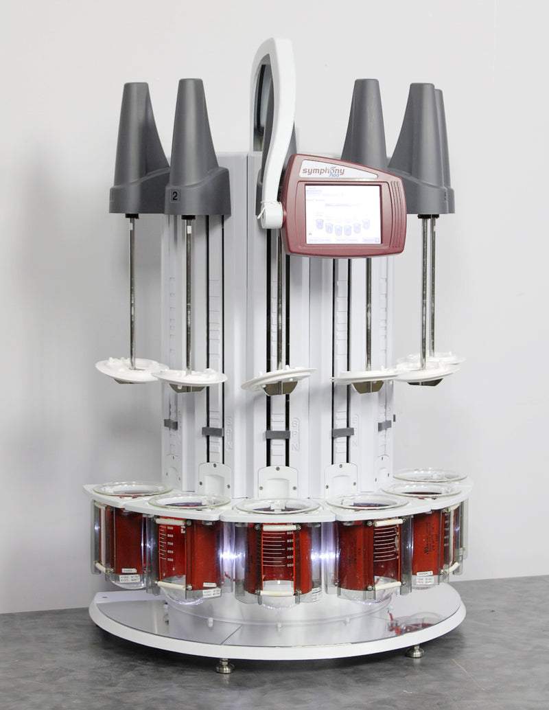 Distek Symphony 7100 Bathless Dissolution System with 6 1L Vessels & P