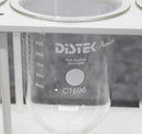 Distek 3010-0096 x6 Dissolution Vessels w/ Caps and Rack for Bathless Testing