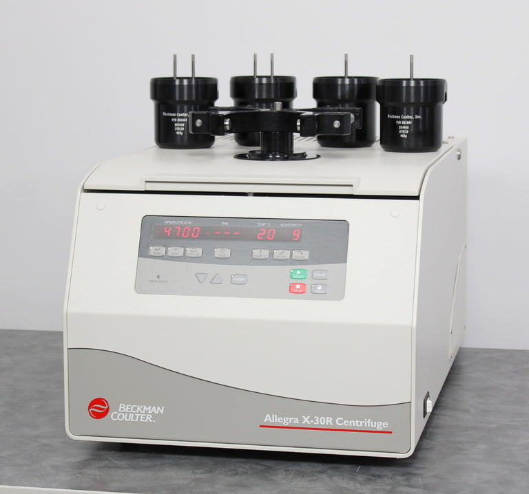 Beckman Coulter Allegra X-30R Refrigerated Benchtop Centrifuge w/ SX4400 Rotor