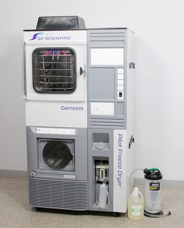 SP Scientific VirTis 35L Genesis SQ EL-85 Stoppering Tray Pilot Freeze Dryer