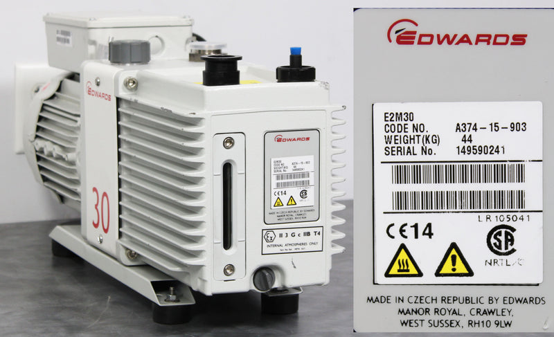 Edwards E2M30 Rotary Vane Dual Stage Vacuum Pump 220V