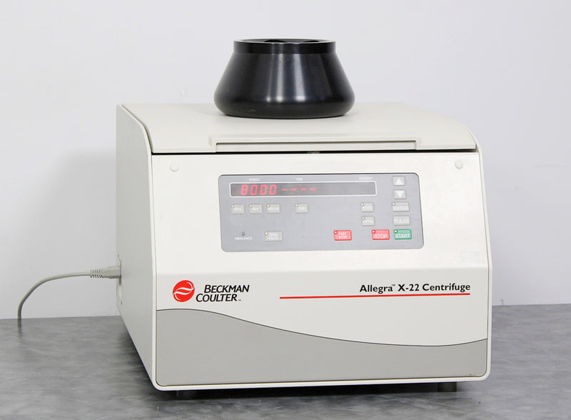 Beckman Coulter Allegra X-22 Benchtop Centrifuge w/ F0685 Fixed-Angle Rotor