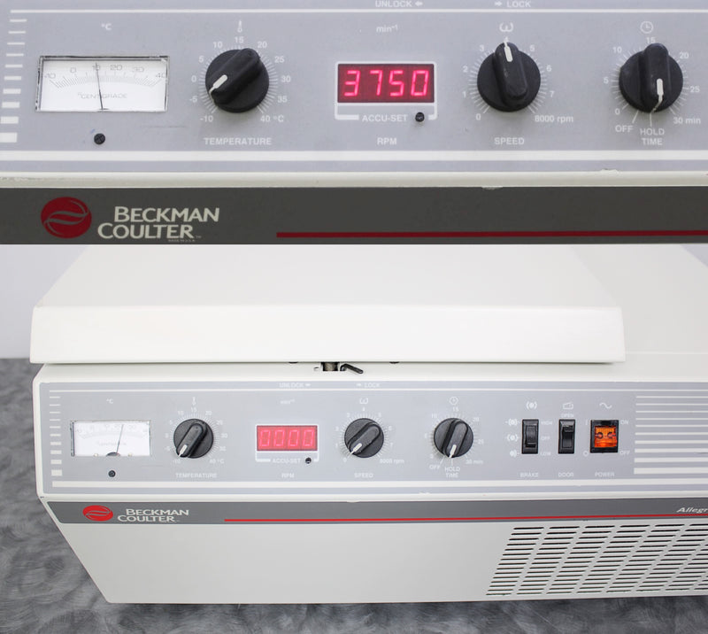 Beckman Coulter Allegra 6R Refrigerated Benchtop Centrifuge with GH-3.8 Rotor