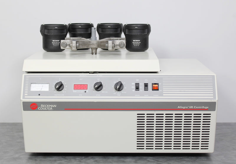Beckman Coulter Allegra 6R Refrigerated Benchtop Centrifuge with GH-3.8 Rotor