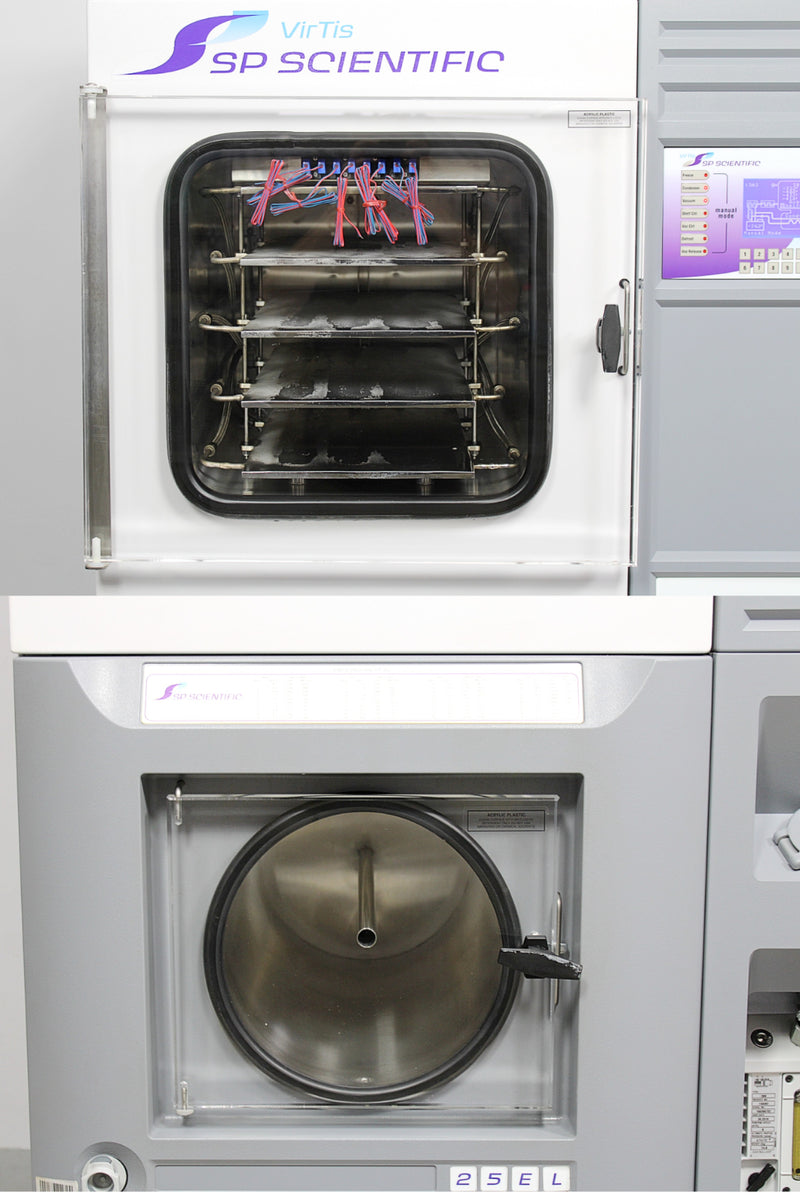SP Scientific VirTis 25L Genesis SQ EL-85 Stoppering Freeze Dryer 100013863
