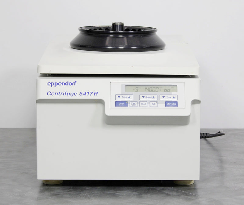 Eppendorf 5417R Refrigerated Benchtop Centrifuge w F45-30-11 Fixed Angle Rotor