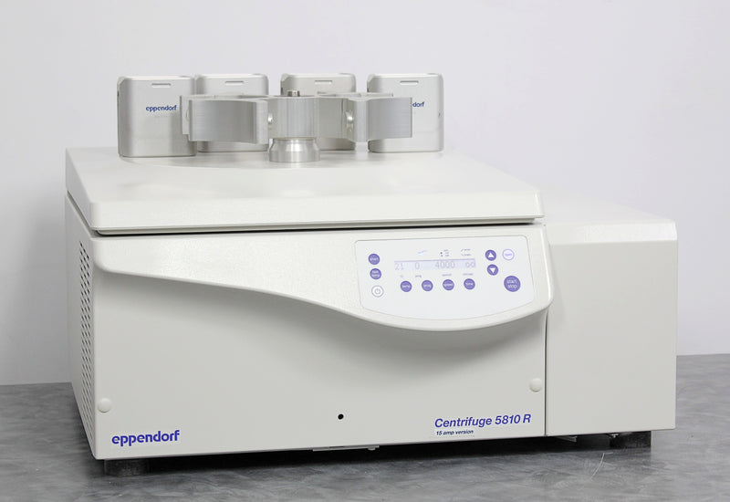 Eppendorf 5810R Refrigerated Benchtop Centrifuge 5811F w/ A-4-62 Bucket Rotor