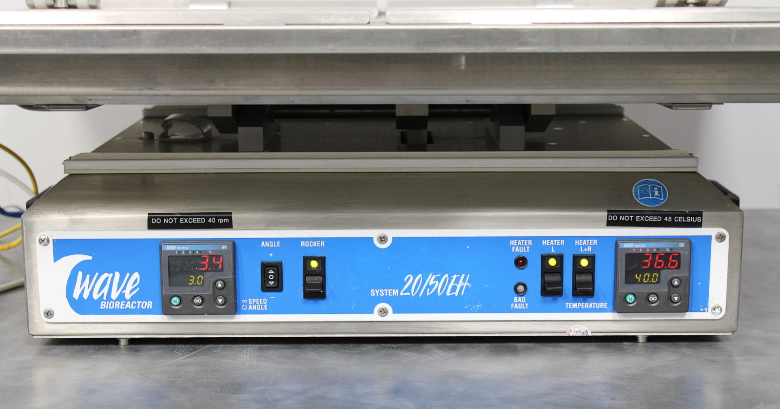 Wave Biotech Bioreactor 20/50EH Rocker w/ 50L Wave Holder