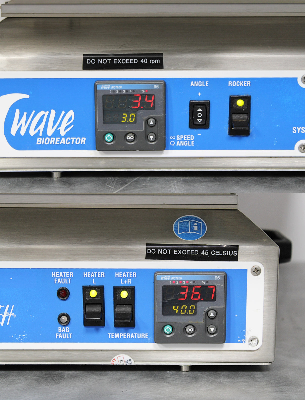 Wave Biotech Bioreactor 20/50EH Rocker w/ 50L Wave Holder