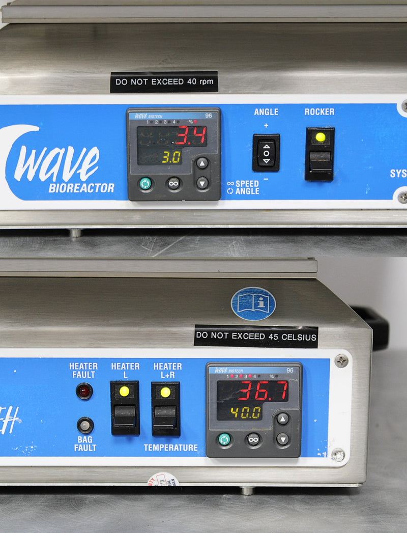 Wave Biotech Bioreactor 20/50EH Rocker w/ 50L Heated Wave Holder & 2 Heaters