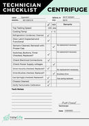 Eppendorf 5810R Refrigerated Benchtop Centrifuge Checklist