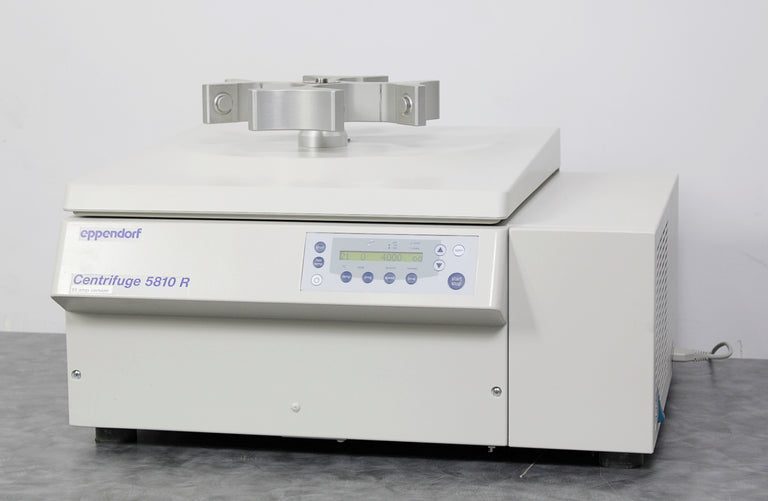 Eppendorf 5810R Refrigerated Benchtop Centrifuge 5811F w/ A-4-62 Swing Rotor