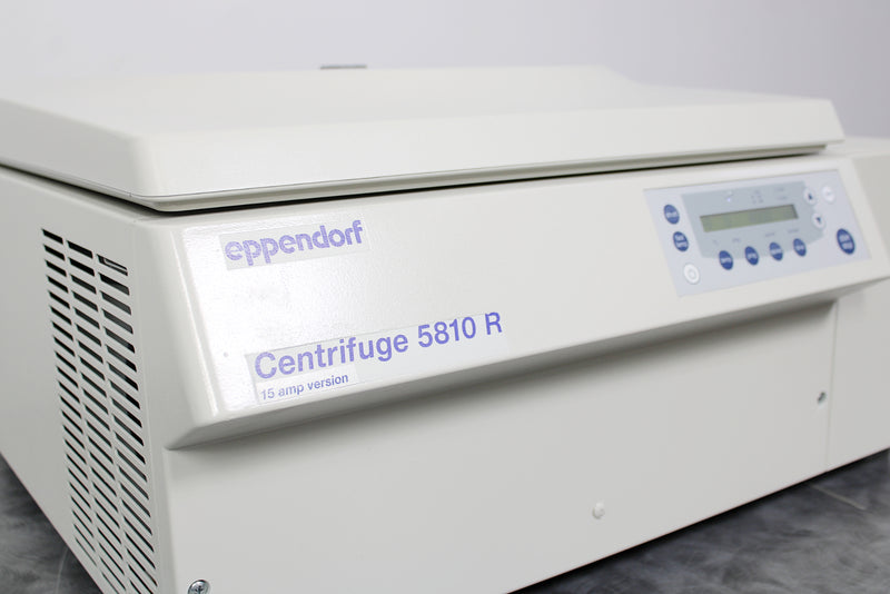 Eppendorf 5810R Refrigerated Benchtop Centrifuge 5811F w/ A-4-62 Swing Rotor