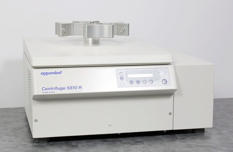 Eppendorf 5810R Refrigerated Benchtop Centrifuge 5811F w/ A-4-62 Swing Rotor